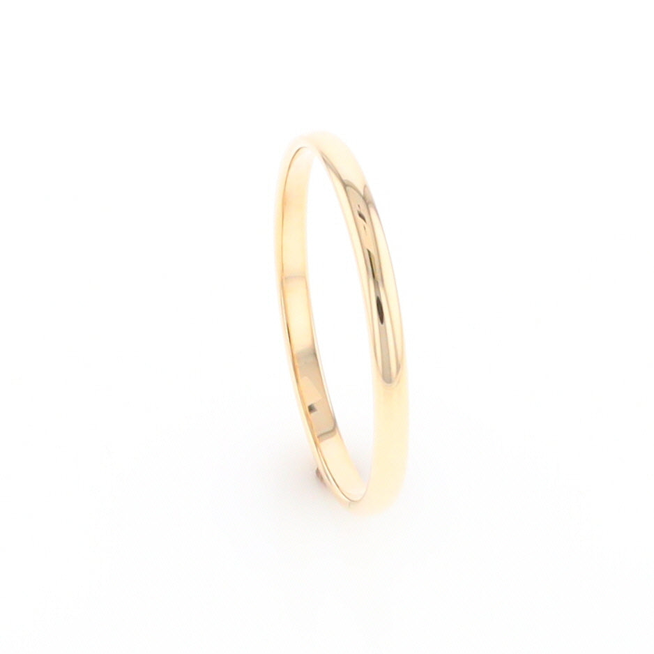 Thin Gold Wedding Band