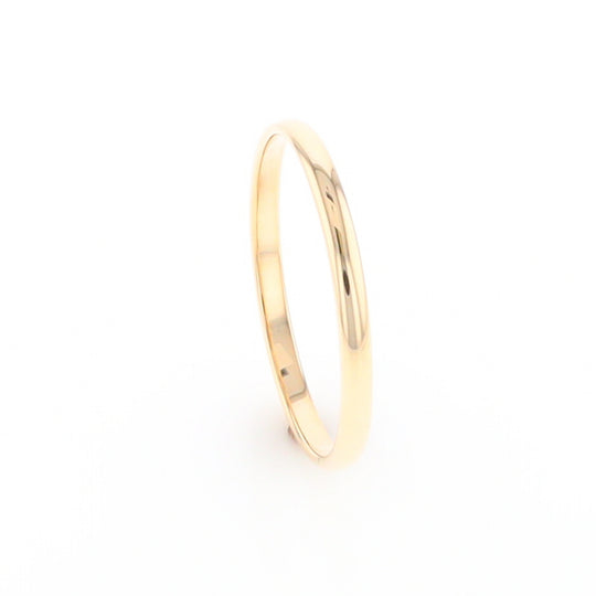 Thin Gold Wedding Band