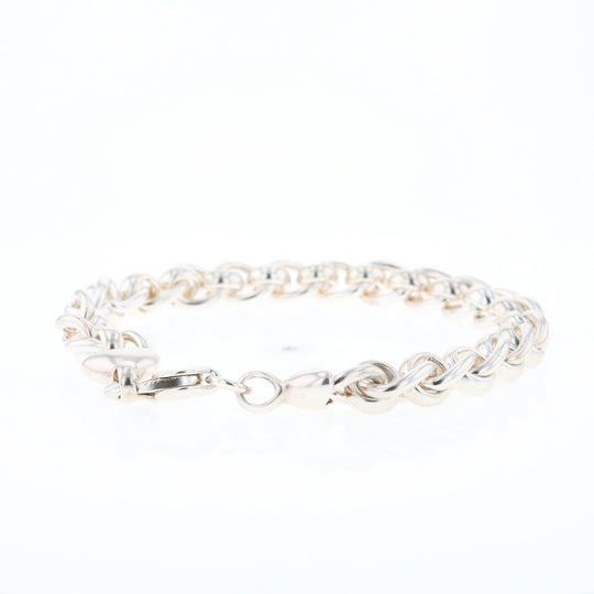 Sterling Silver Round Link Bracelet