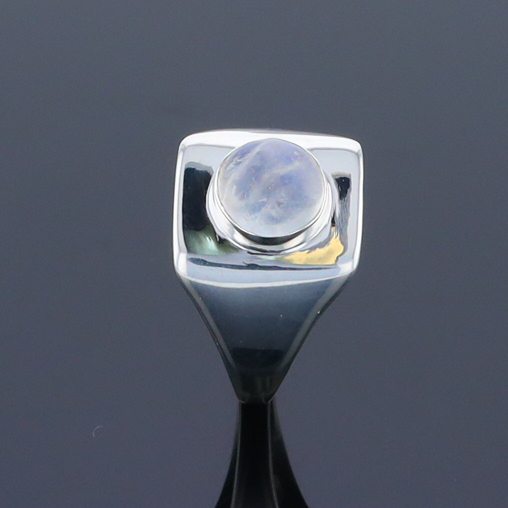 Bezel Moonstone Ring