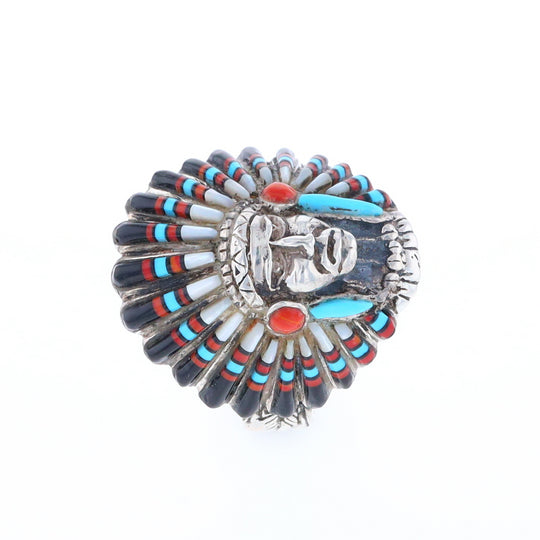 Native American Head Dress Ring