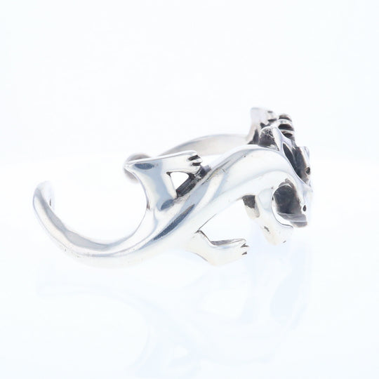 Sterling Silver Lizard Cuff Bracelet