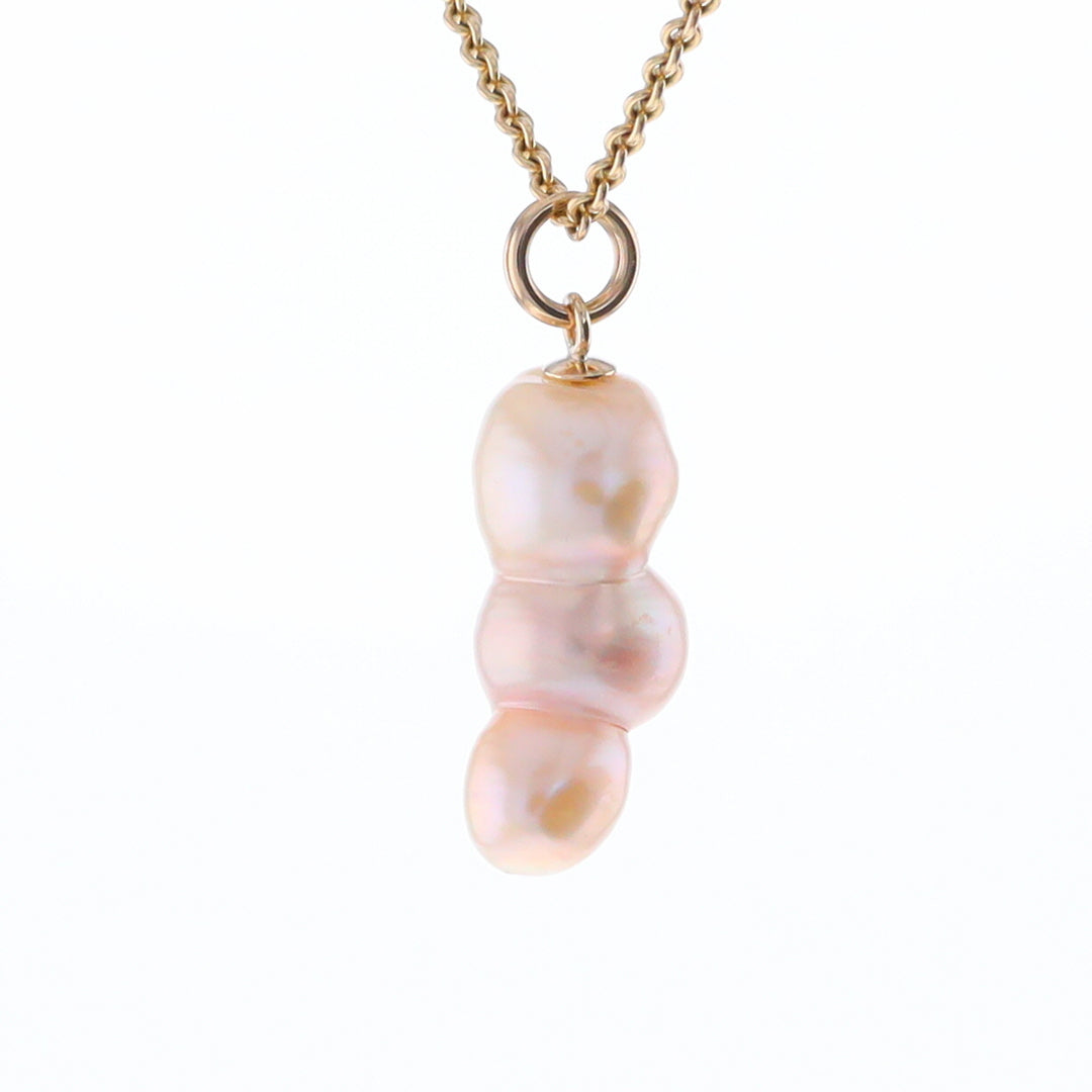 Baroque Triple Pearl Pendant