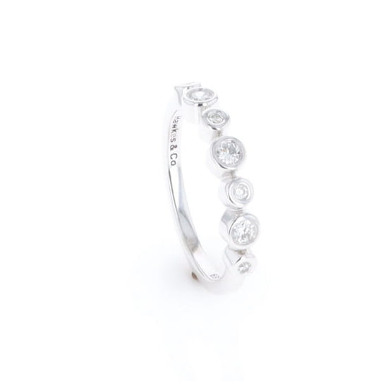 7-Stone Bezel Set Diamond ring
