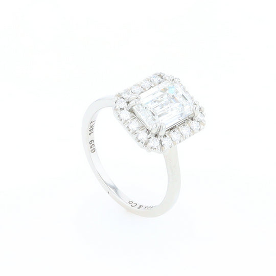 Emerald Cut Diamond Engagement Ring