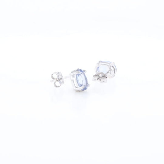 Ceylon Sapphire Stud Earrings