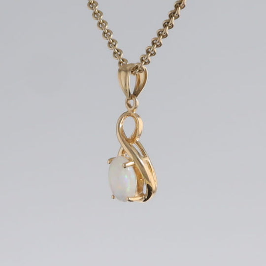 Swirl Opal Pendant