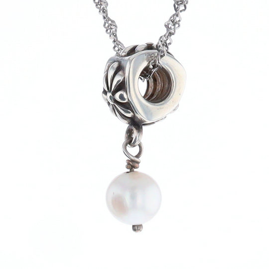 Retired Pandora Pearl Posy Charm