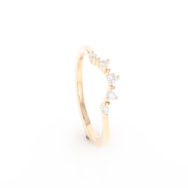 Yellow Gold Shadow Band