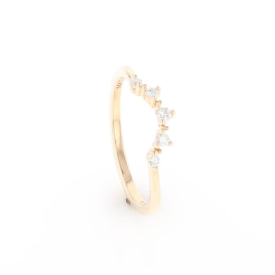 Yellow Gold Shadow Band