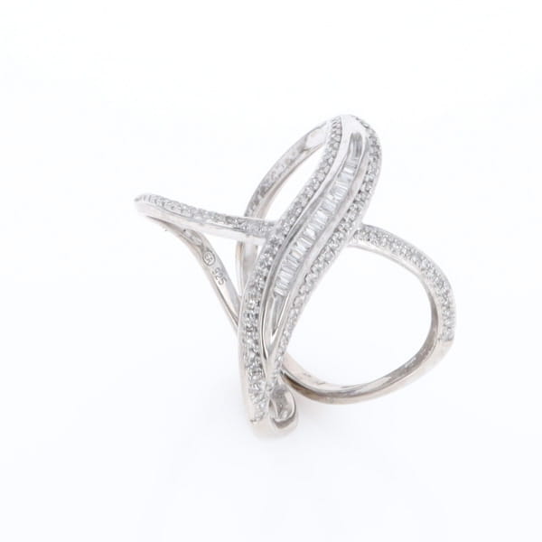 Dramatic Bypass Diamond Ring