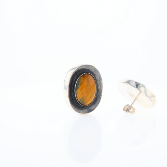 Native Brown Tigers Eye Earrings