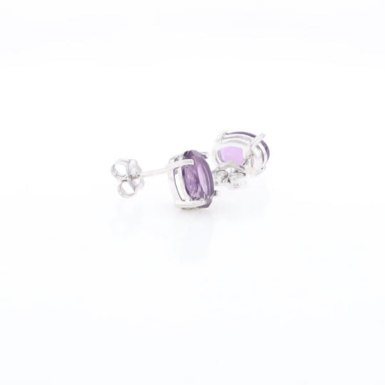 Amethyst Stud Earrings