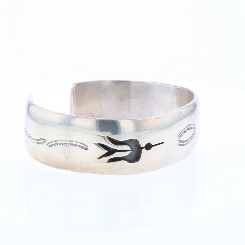 Native Silver Bird Cuff Bracelet