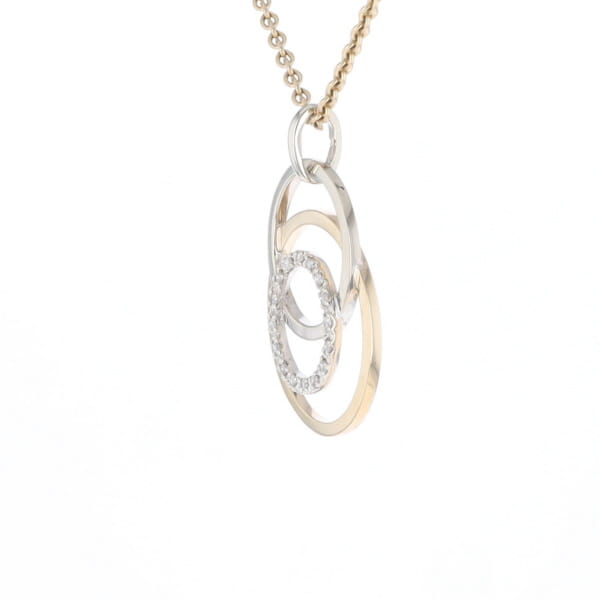 Two-Tone Interlocking Pendant