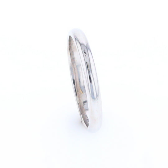 White Gold Standard Fit Wedding Band