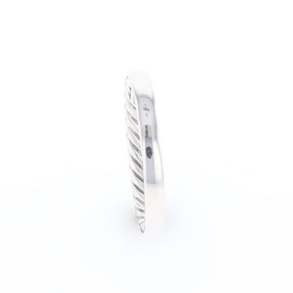 Sterling Silver Rope Decal Band