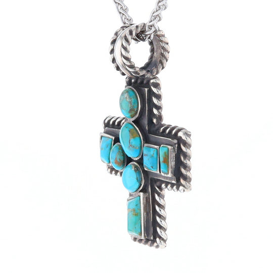 Turquoise Cross Pendant