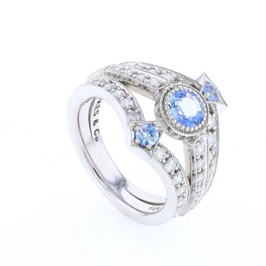 The Queen's Ring - Ceylon Sapphire