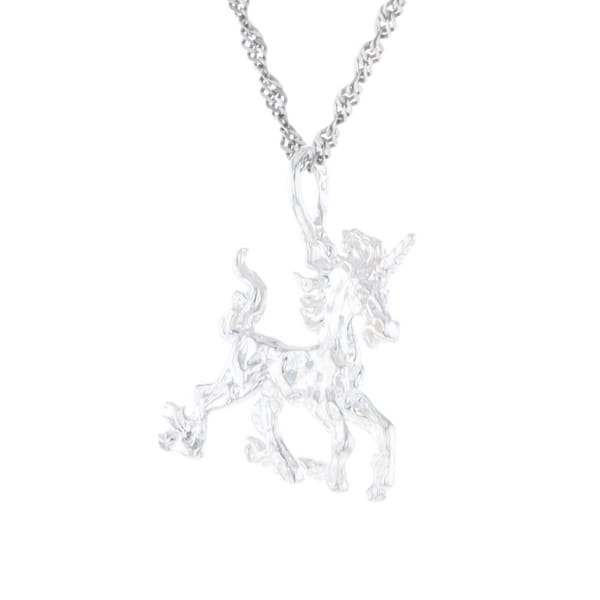 Silver Unicorn Pendant