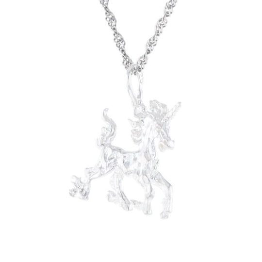 Silver Unicorn Pendant