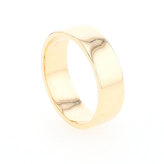 Men's Plain Gold Wedding Band