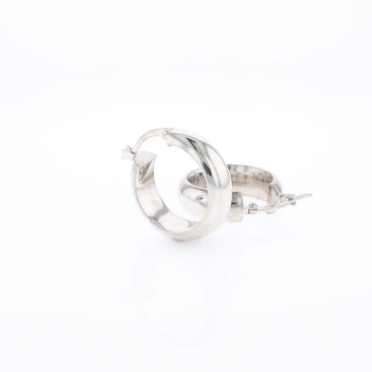 Hollow Round Tube Hoop Earrings