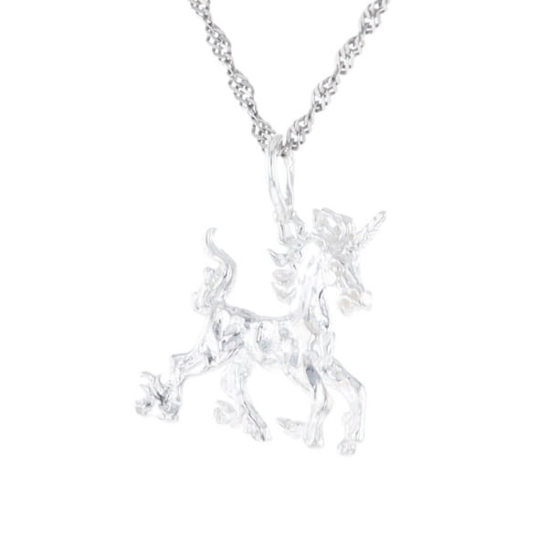 Silver Unicorn Pendant