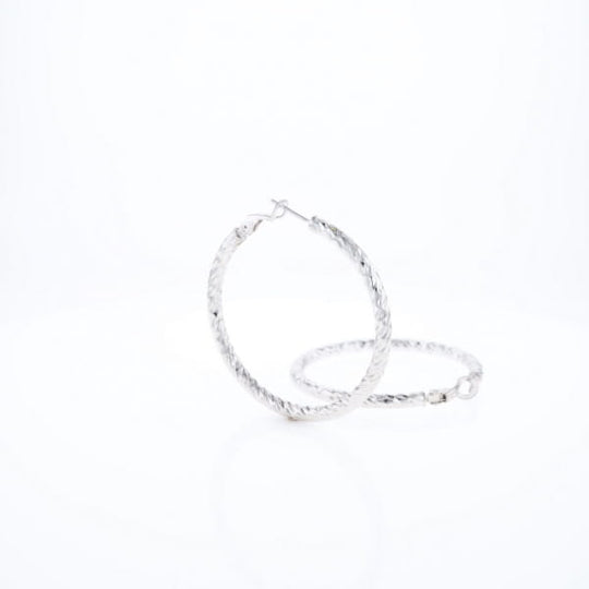 Diamond Cut Hoops