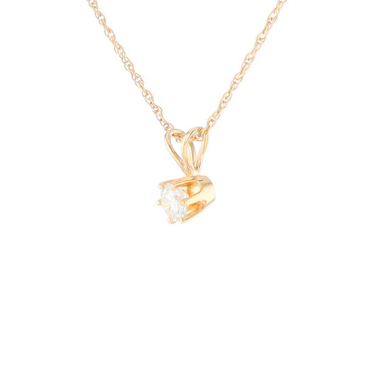 Solitaire Diamond Pendant