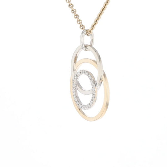 Two-Tone Interlocking Pendant