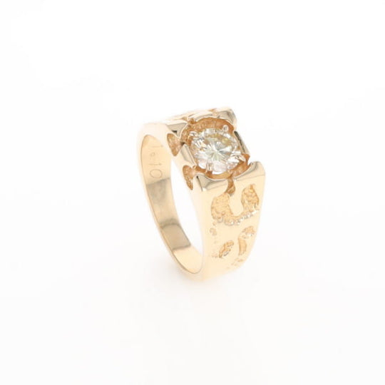 Men's Faux Nugget Style Diamond Ring