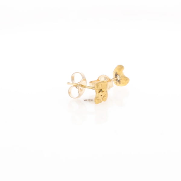 Natural Gold Nugget Earrings
