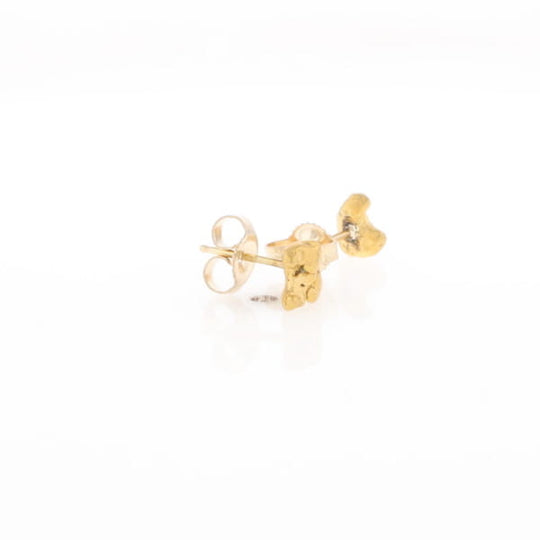 Natural Gold Nugget Earrings