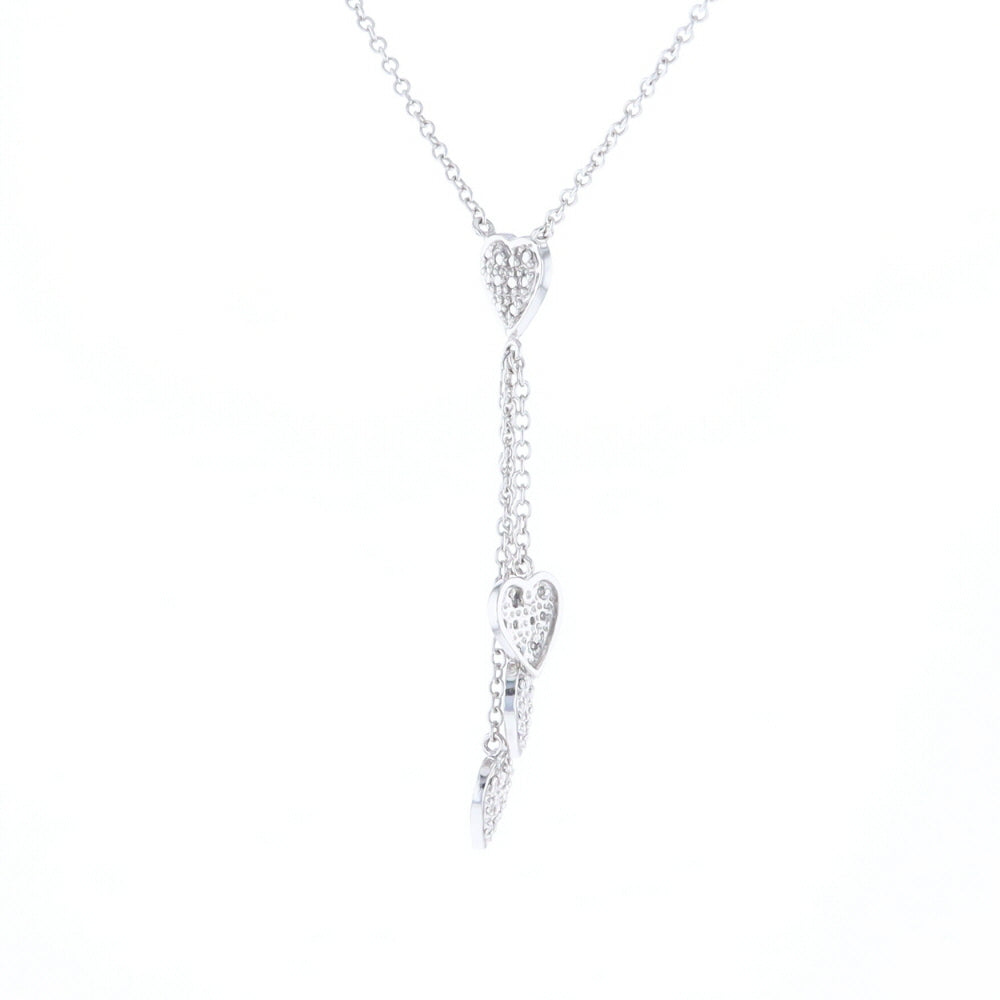 14K Triple Heart Necklace