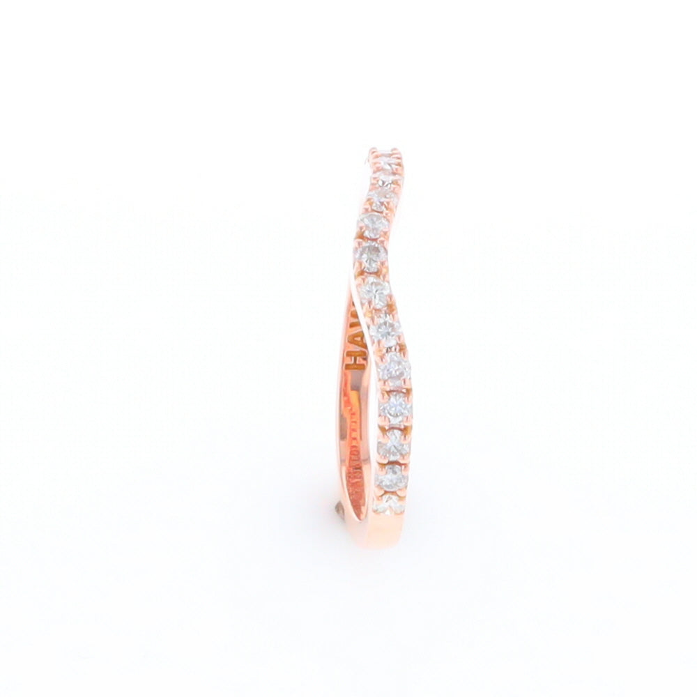 Rose Gold Diamond Wedding Band