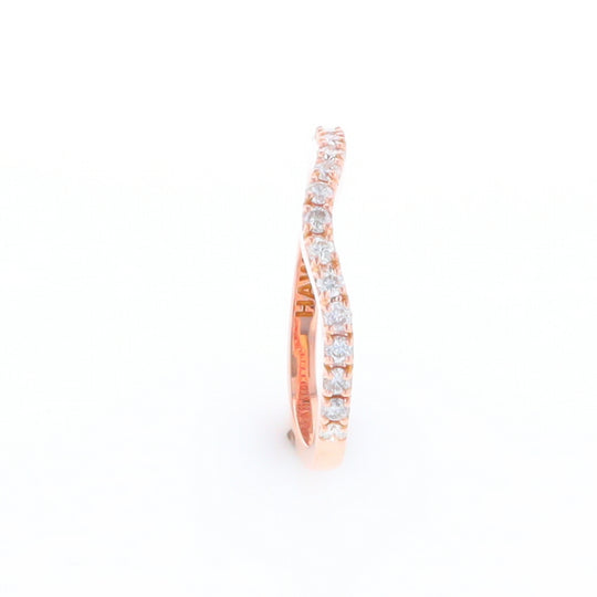 Rose Gold Diamond Wedding Band