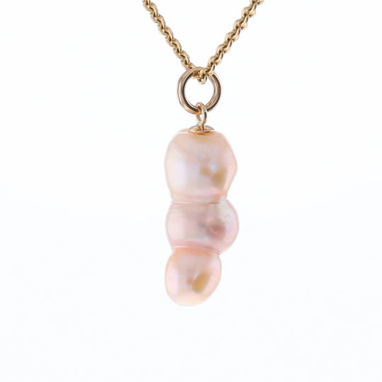 Baroque Triple Pearl Pendant