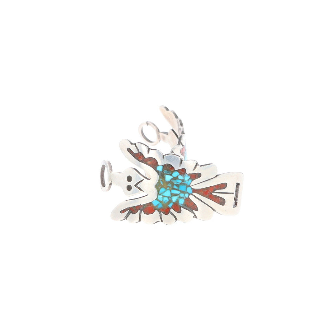 Crushed Turquoise and Coral Thunderbird Watch Tips