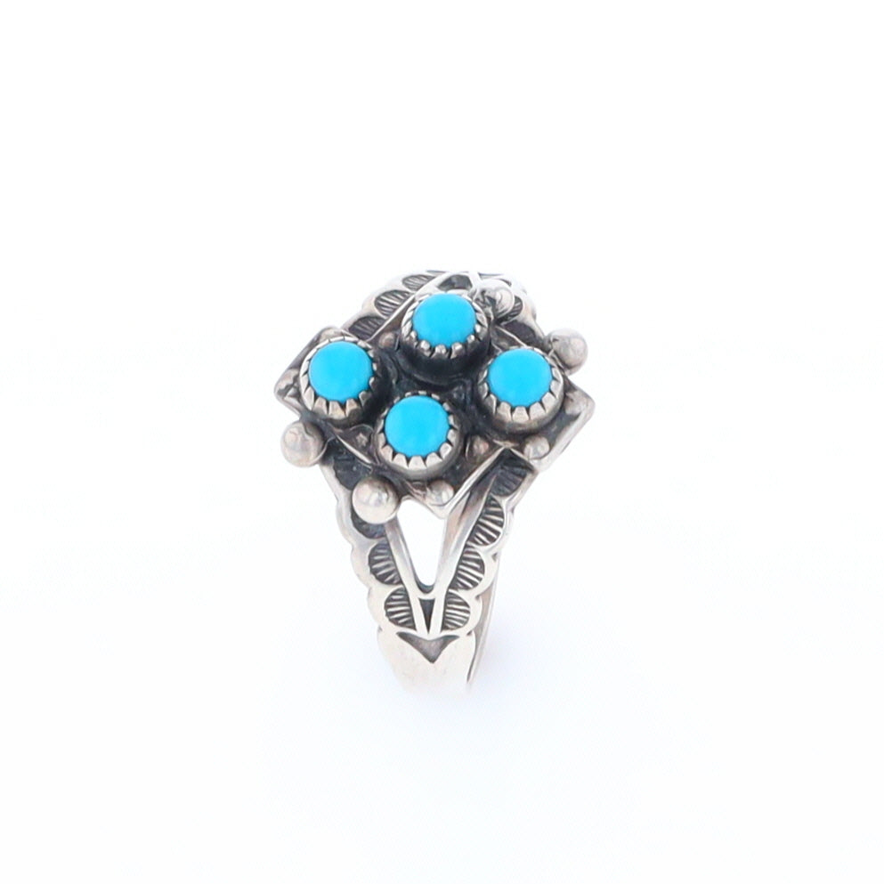 Native Four Stone Turquoise Ring