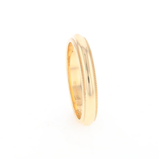 Milgrain Standard Fit Wedding Band