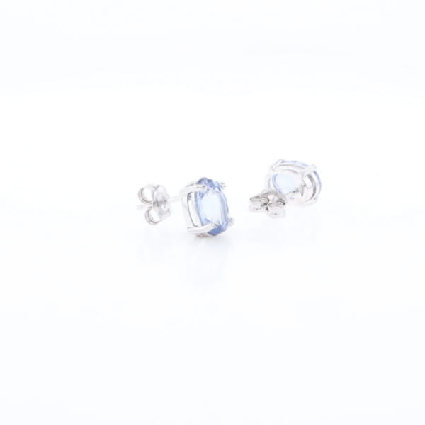 Ceylon Sapphire Stud Earrings