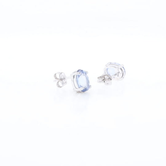 Ceylon Sapphire Stud Earrings
