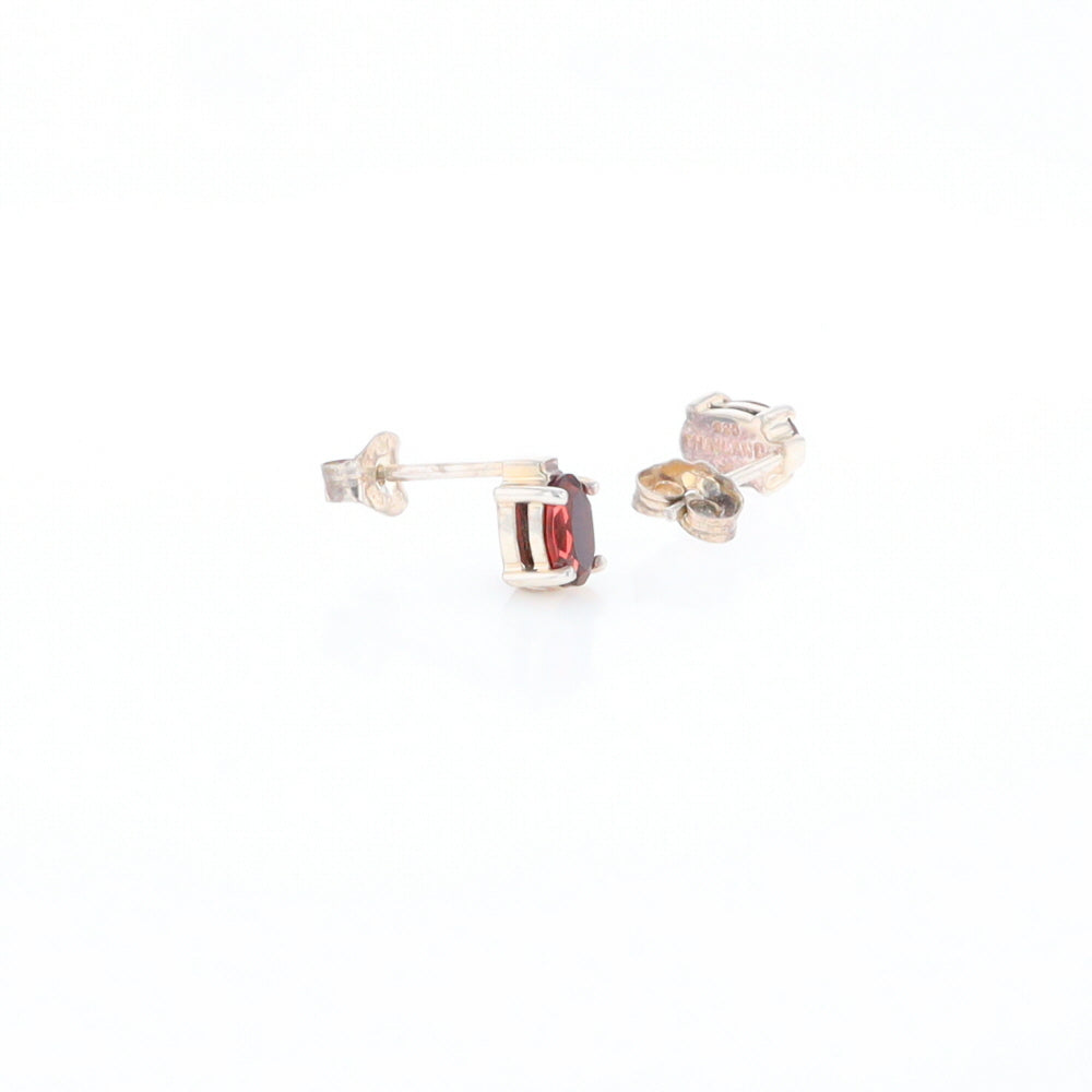 Garnet Stud Earrings