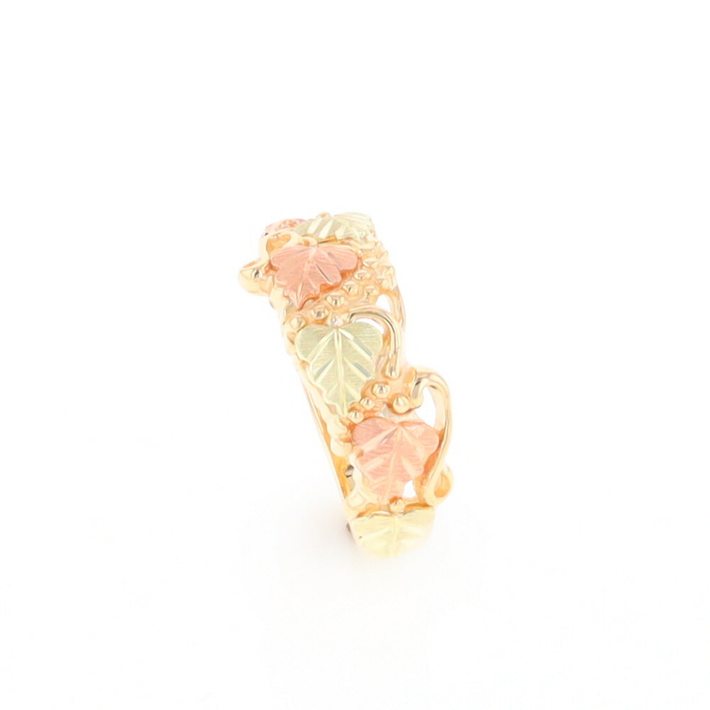 Black Hills Gold Grape Leaf Ring