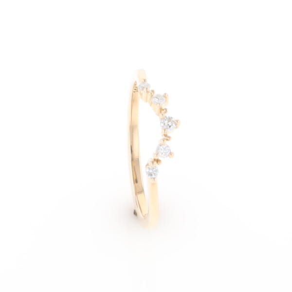 Yellow Gold Shadow Band