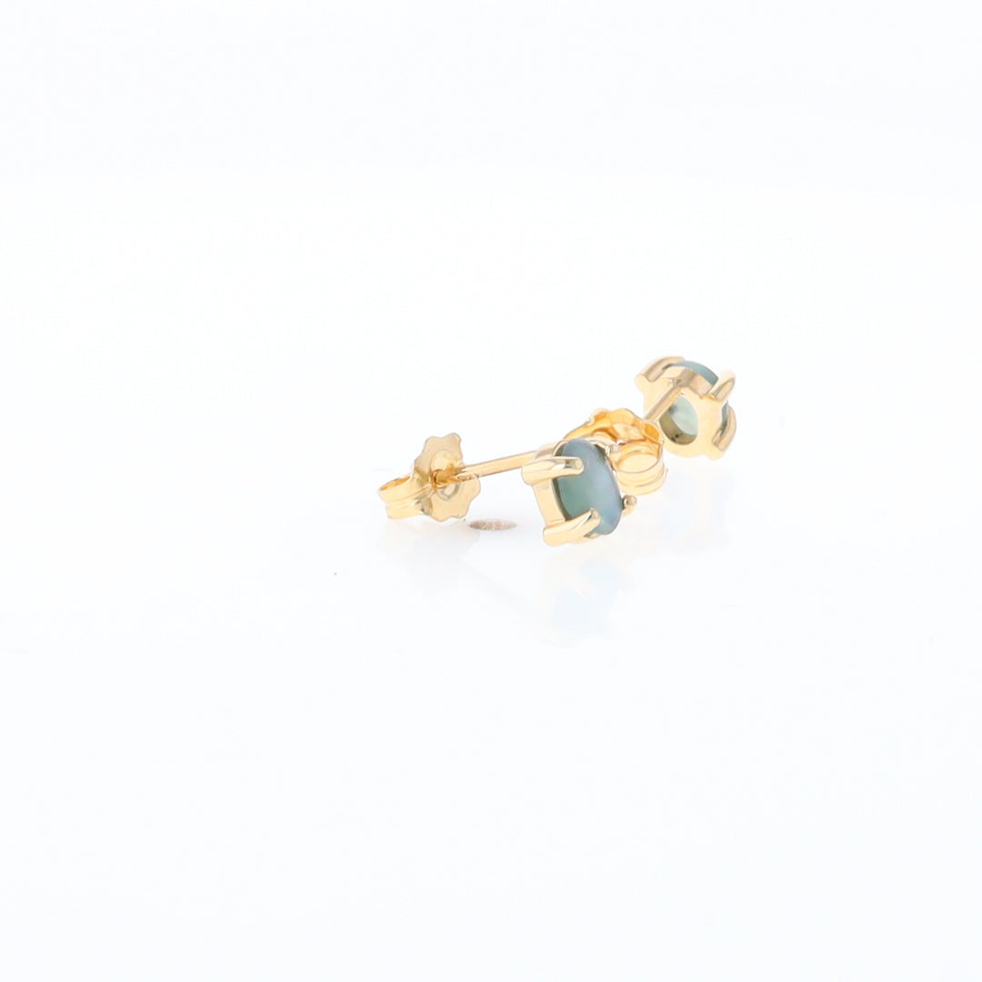 Cat's Eye Alexandrite Studs