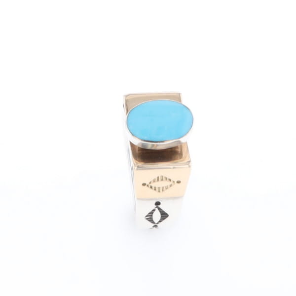 Bezel Set Turquoise Ring