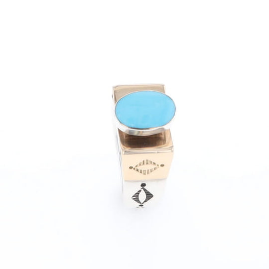 Bezel Set Turquoise Ring