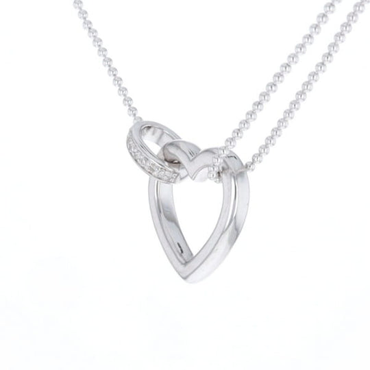 Diamond Clip Heart Necklace